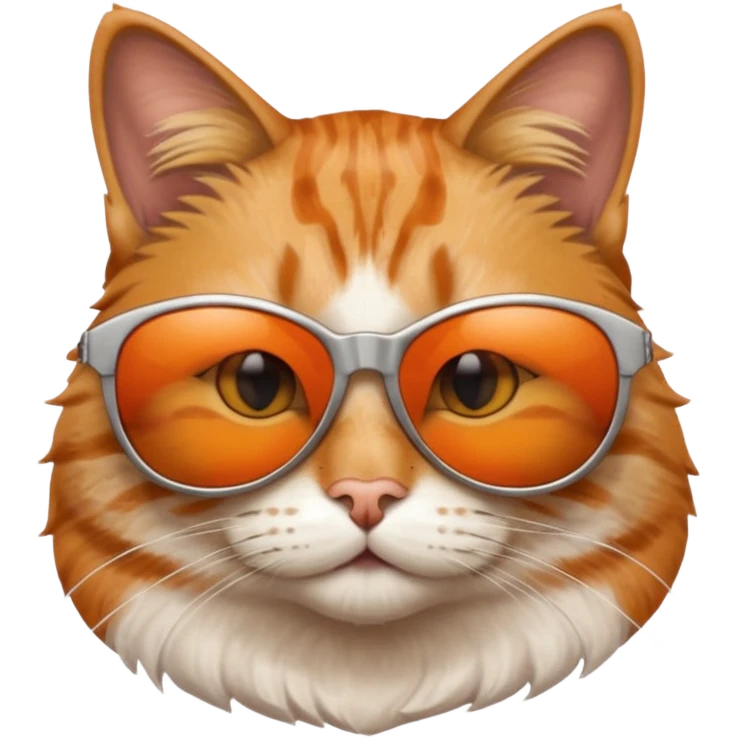 Cat wearing sunglasses emoji
