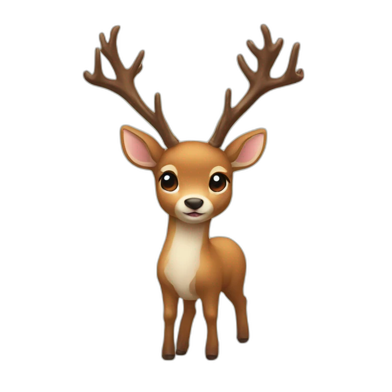 👍🏻-chibi-deer-antlers emoji