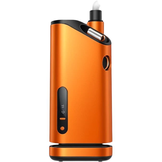 orange vaporizer emoji