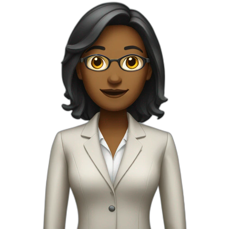 female investment banker emoji