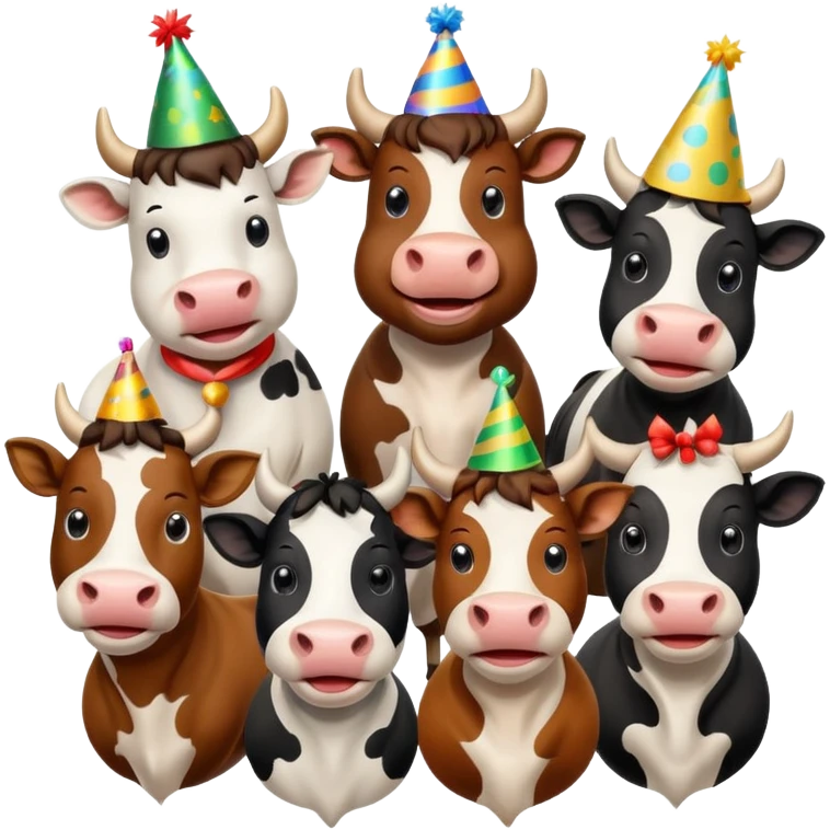 generate an emoji of a group of male and female bulls travelling together on holidays emoji
