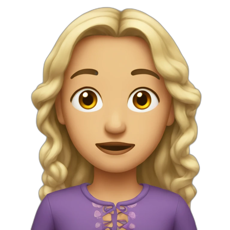 Natalí con anteojos emoji