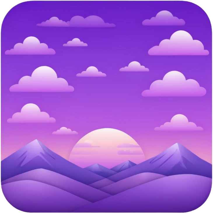 Purple Sky emoji