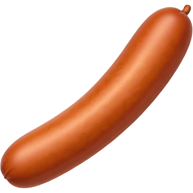 wiener sausage emoji