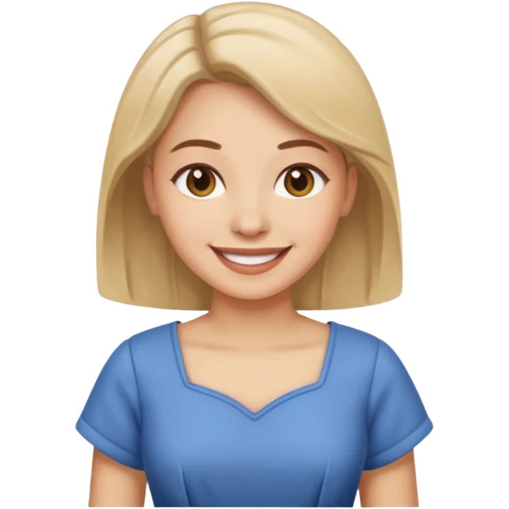 I Brought  one dress with shop worker emoji