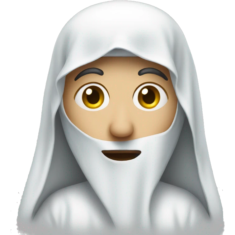 a ghost wearing arab clothes emoji