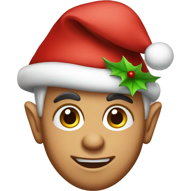 Christmas elf emoji