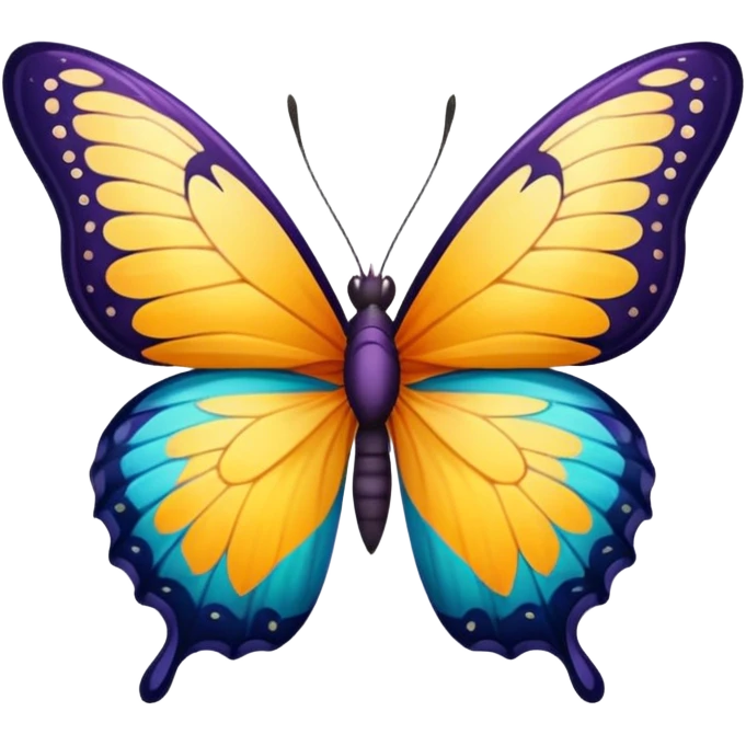 flower on butterfly emoji