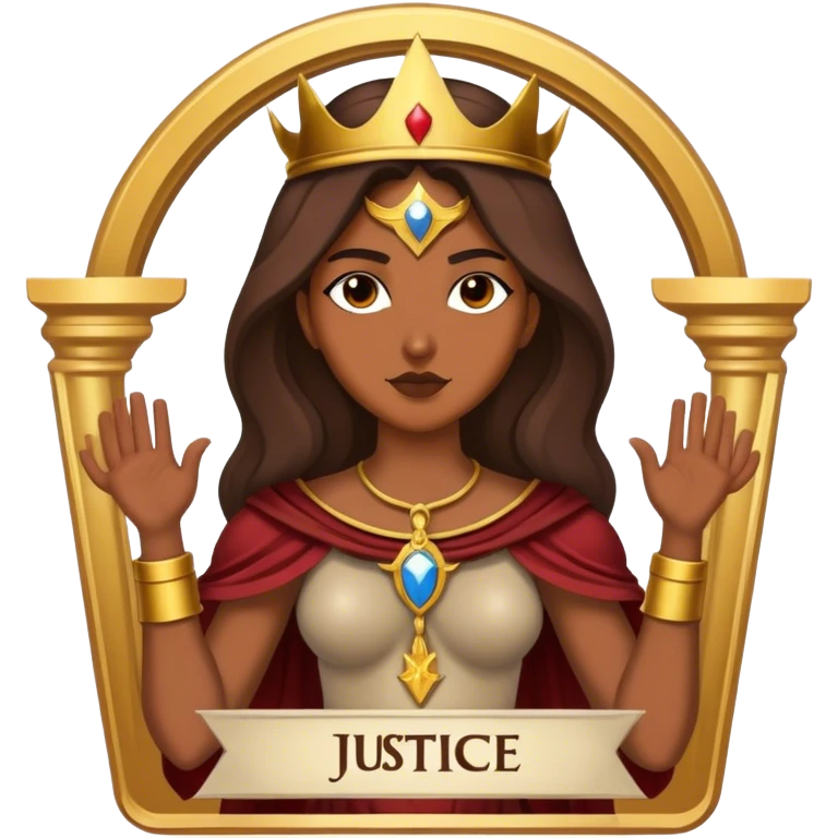 The justice Tarot Card emoji