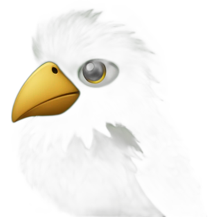 furry bird green emoji
