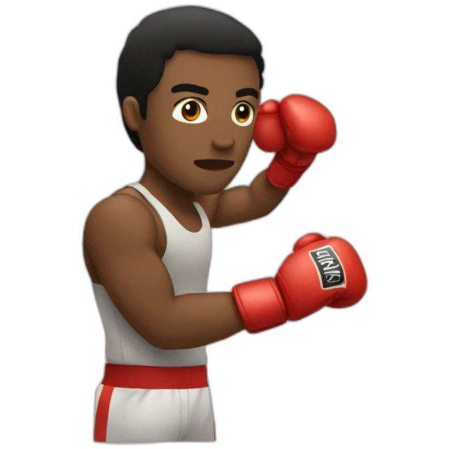 Quiet Fighter Boxing emoji