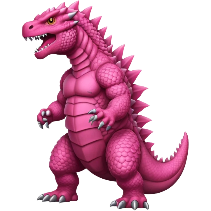 pink godzilla emoji