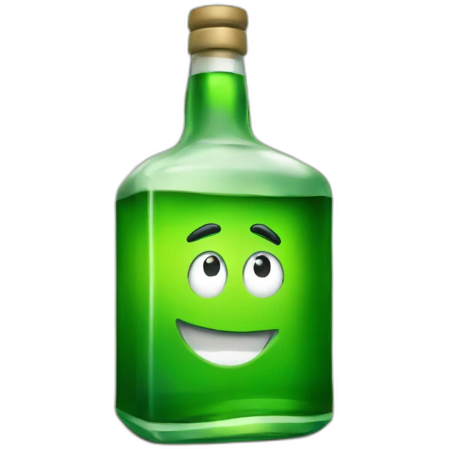 Green whiskey emoji