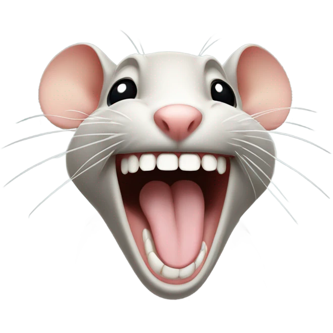 a rat laughing  emoji