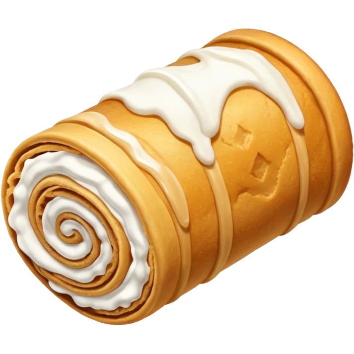 cornet roulé à la creme tcheque emoji