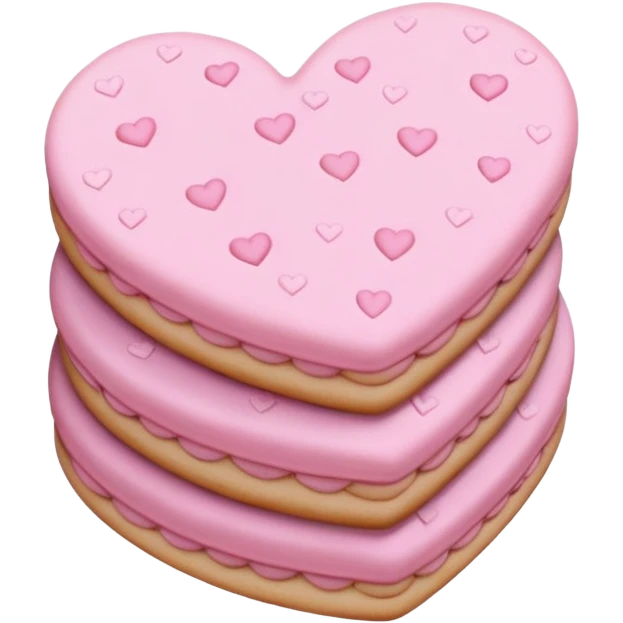 Natale rosa, biscotti estetico  emoji