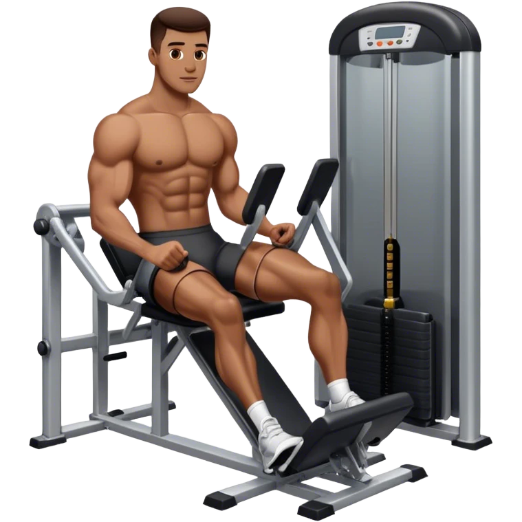 guy leg press machine emoji
