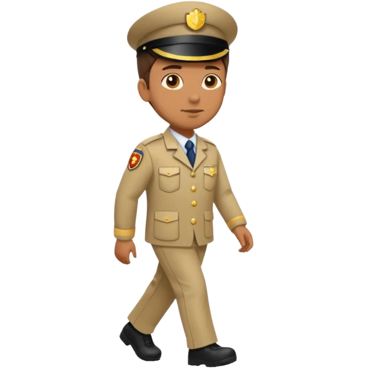 council worker walking right emoji