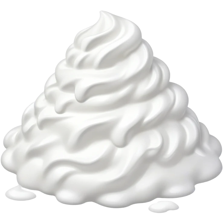 Shaving cream emoji