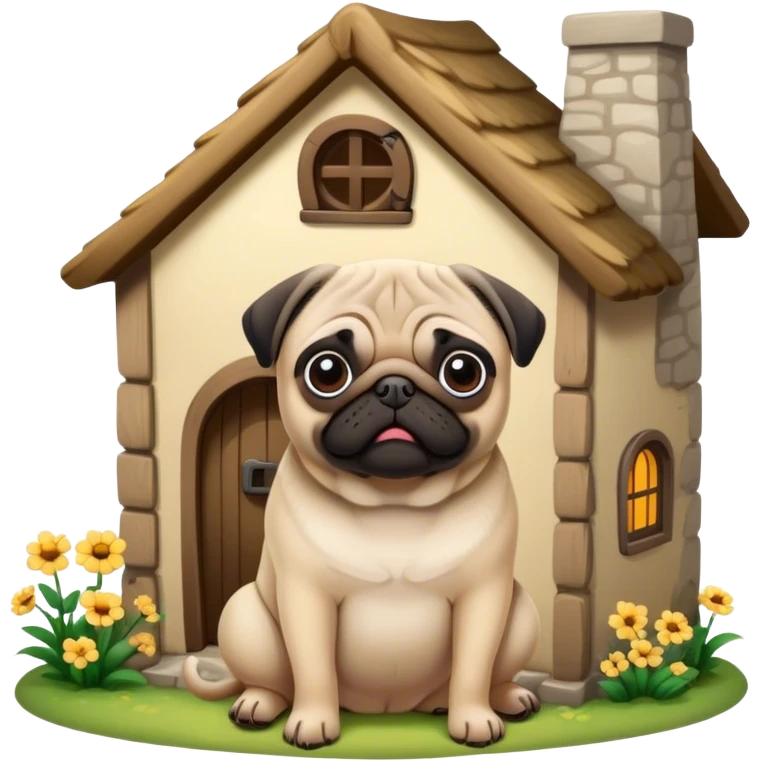 Cottage pug emoji