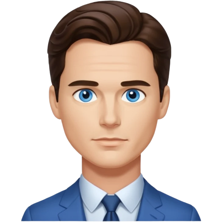 Matt Bomer with blue eyes emoji