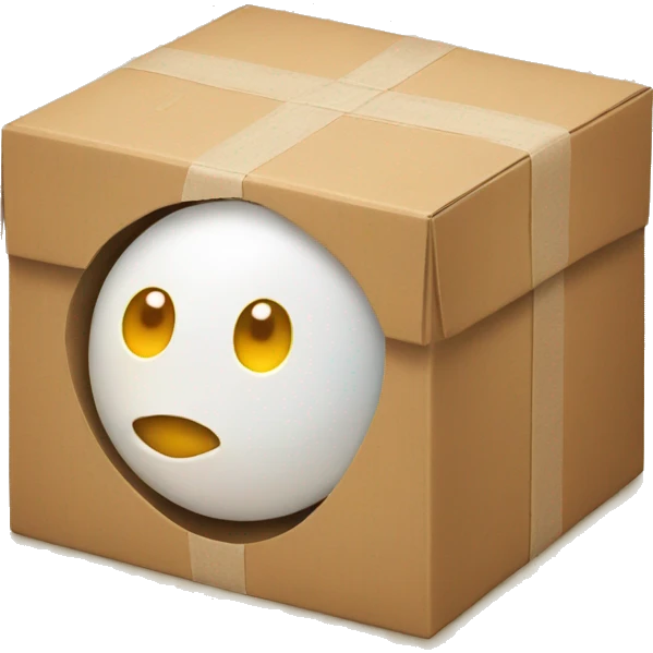 Box with egg emoji