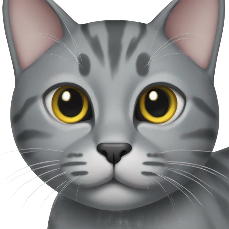 grey cat named pickles  emoji