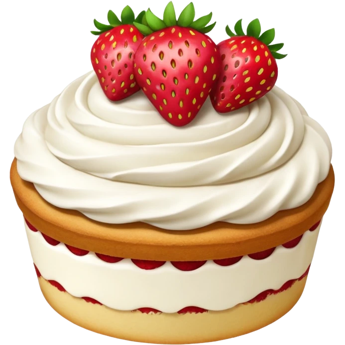 Strawberry chiscake emoji
