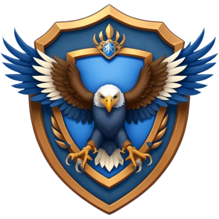 Hogwarts Ravenclaw crest Eagle emoji