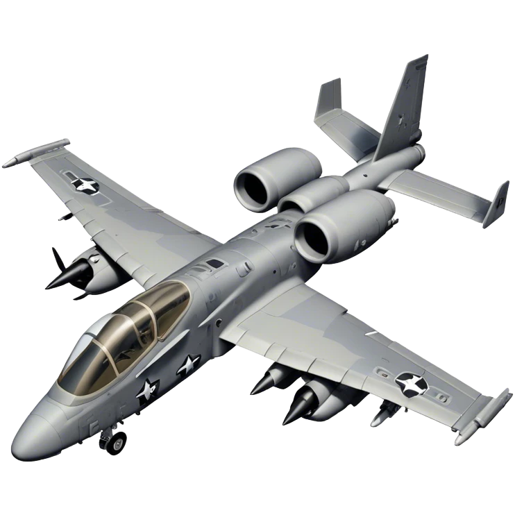 Warthog Jet (A-10 Thunderbolt II) - Fairchild Republic (Model Year: 2022) (Iconic colour: Desert camo) emoji