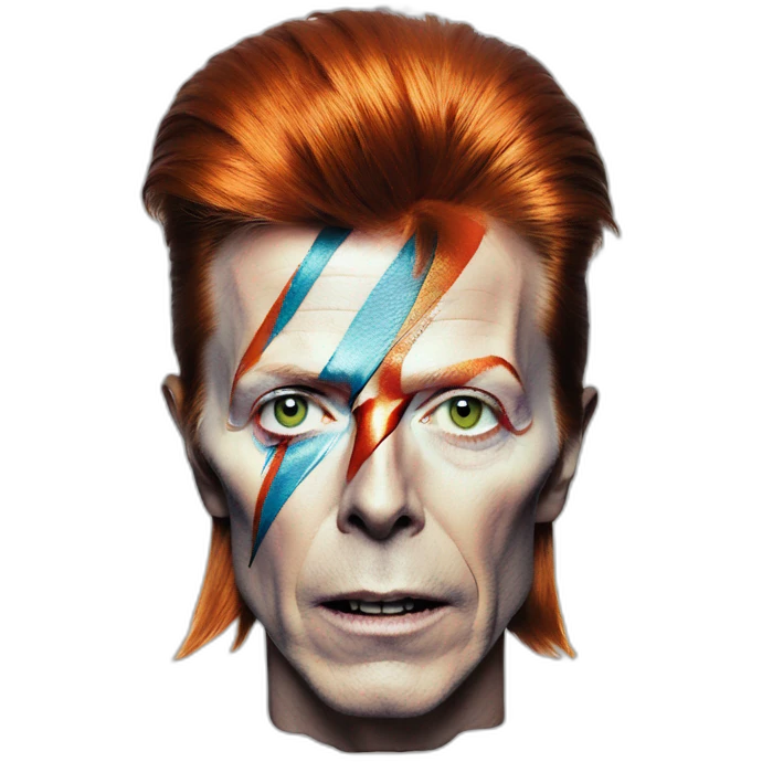 david bowie Heroes album poster jacket emoji
