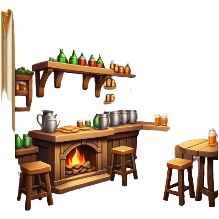Cozy Fantasy tavern emoji