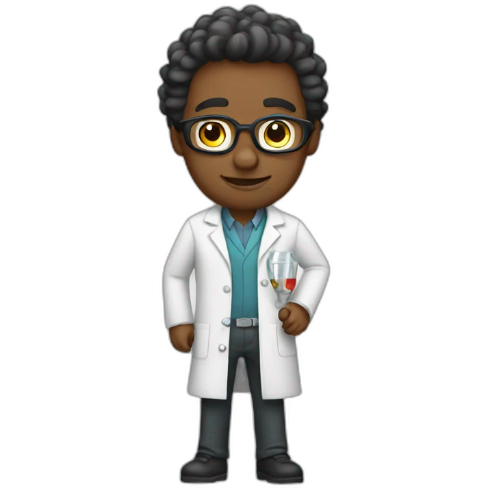 Strong scientist emoji