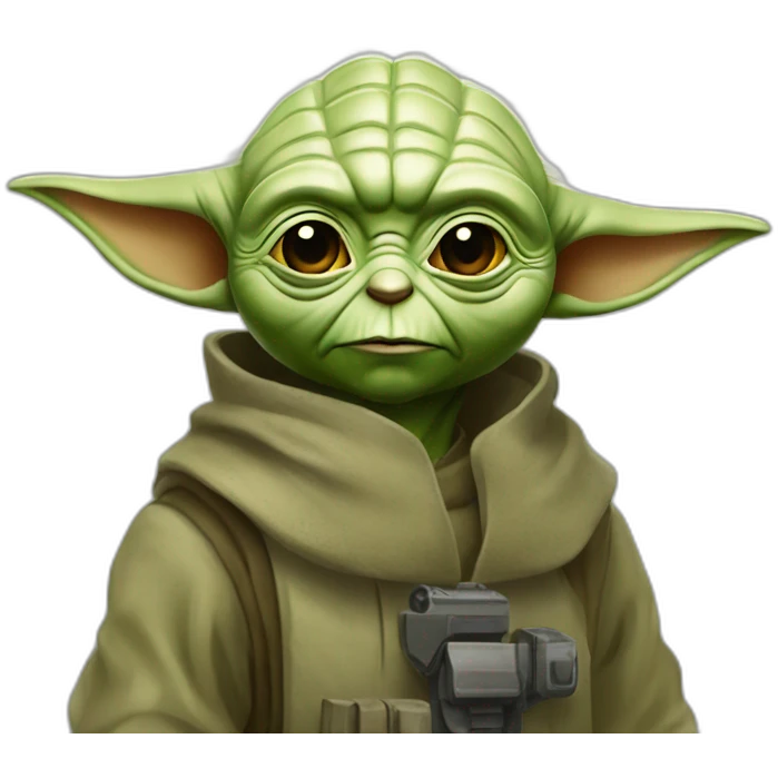 Yoda general Ukraine army shevron  emoji