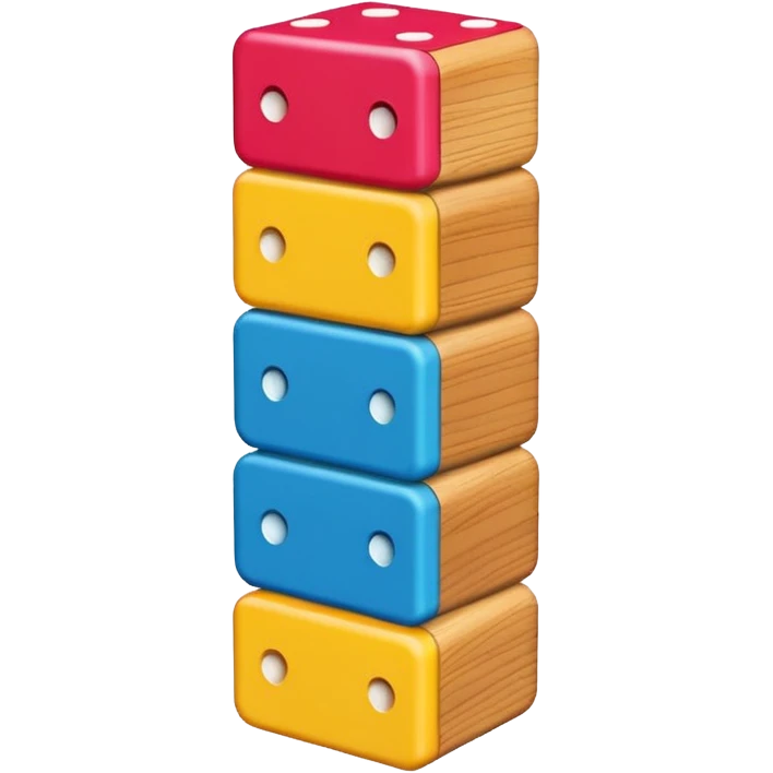 colorful Domino pieces emoji
