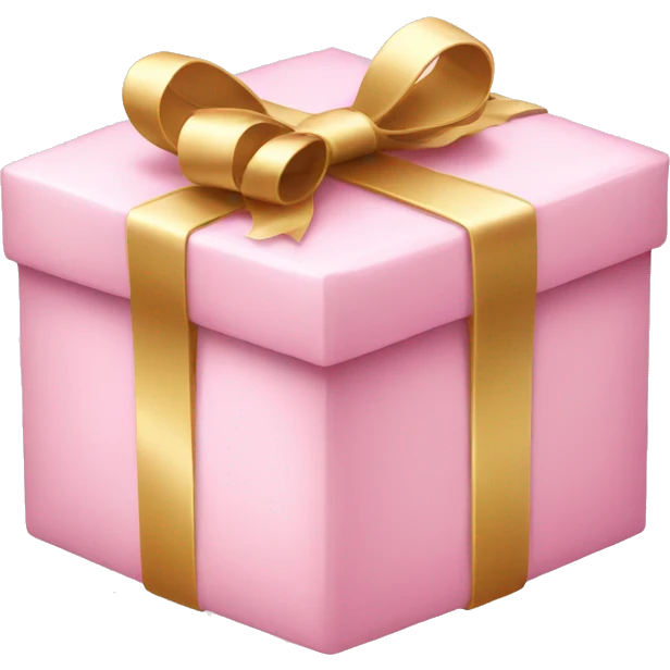 light pink present emoji