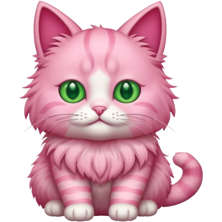 Pink cat emoji