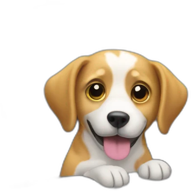 Dog in car emoji