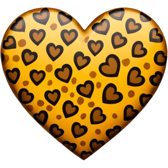 Heart lepord emoji