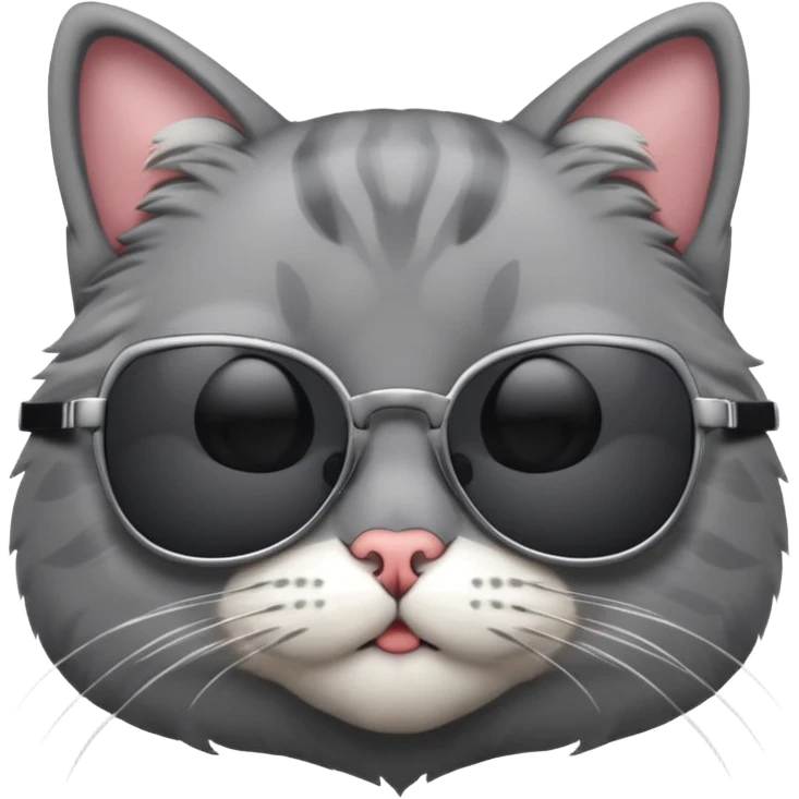 Cat wearing sunglasses emoji