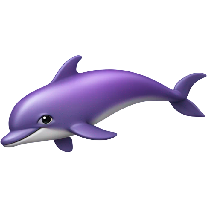 Purple dolphin  emoji