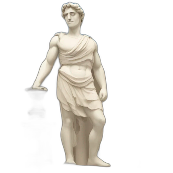 greek statue pixar style emoji