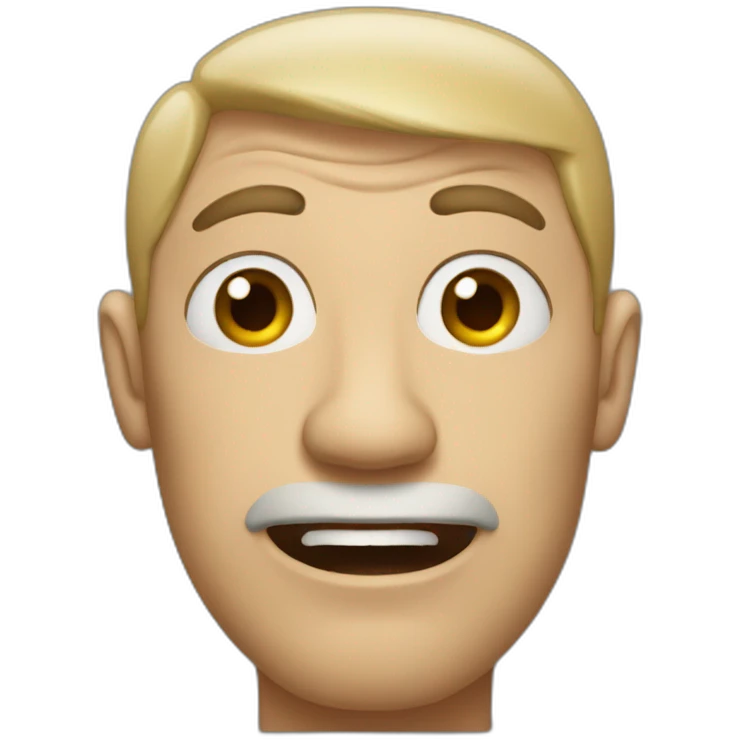 ugly man emoji