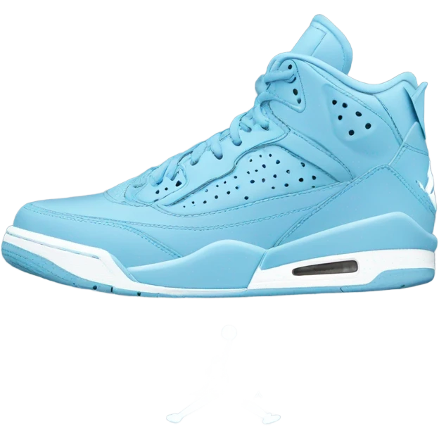 Light blue Jordan’s emoji