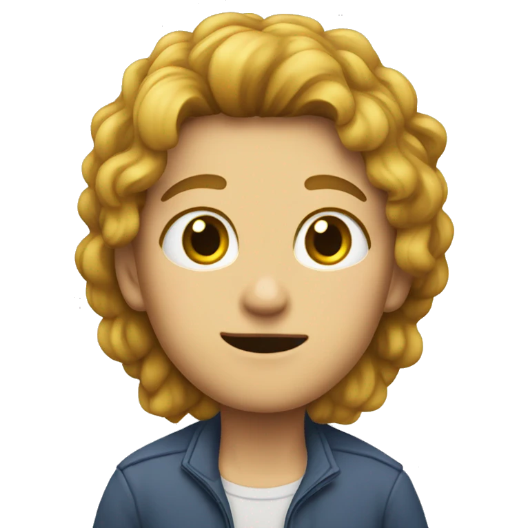 Кот ест траву emoji