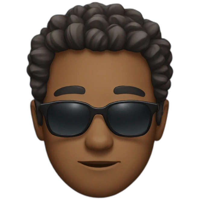 hero with sunglasses emoji