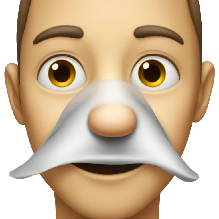 A nose sniffing emoji