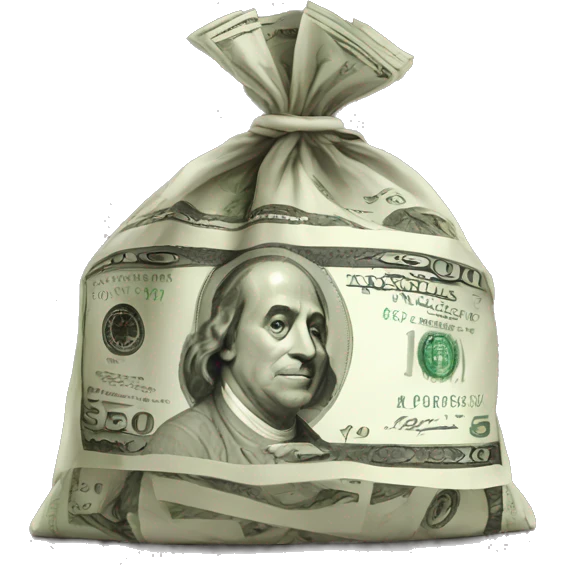 Bag of cash  emoji