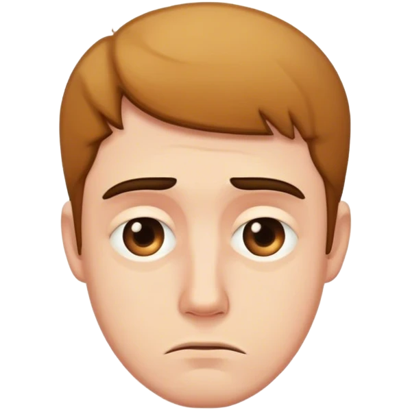 Male loneliness emoji