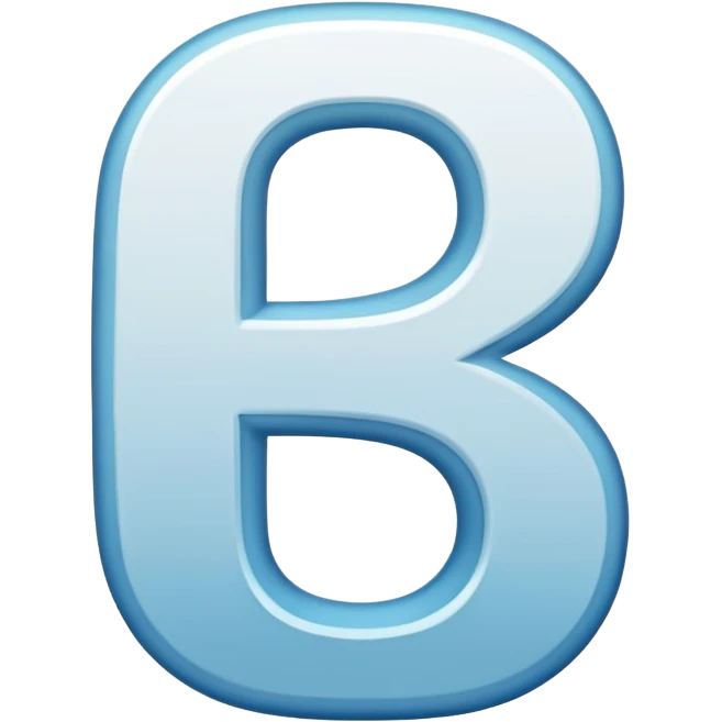 white letter emoji